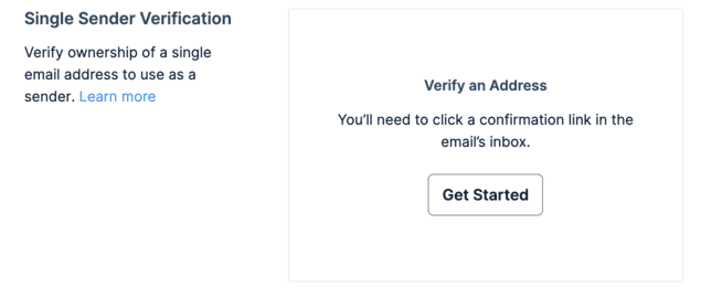 sendgrid single sender verification sendgrid single sender verification